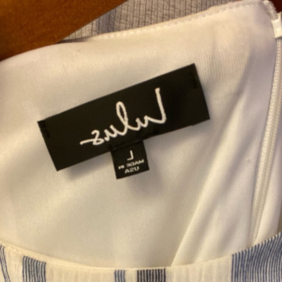 Lulus Short Sleeve Striped Shift Dress Size Large. So cute. Size did not fit. - Picture 2 of 2